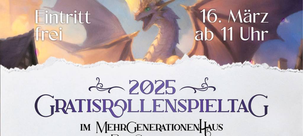 Gratisrollenspieltag 2025 bei Würfeljagd