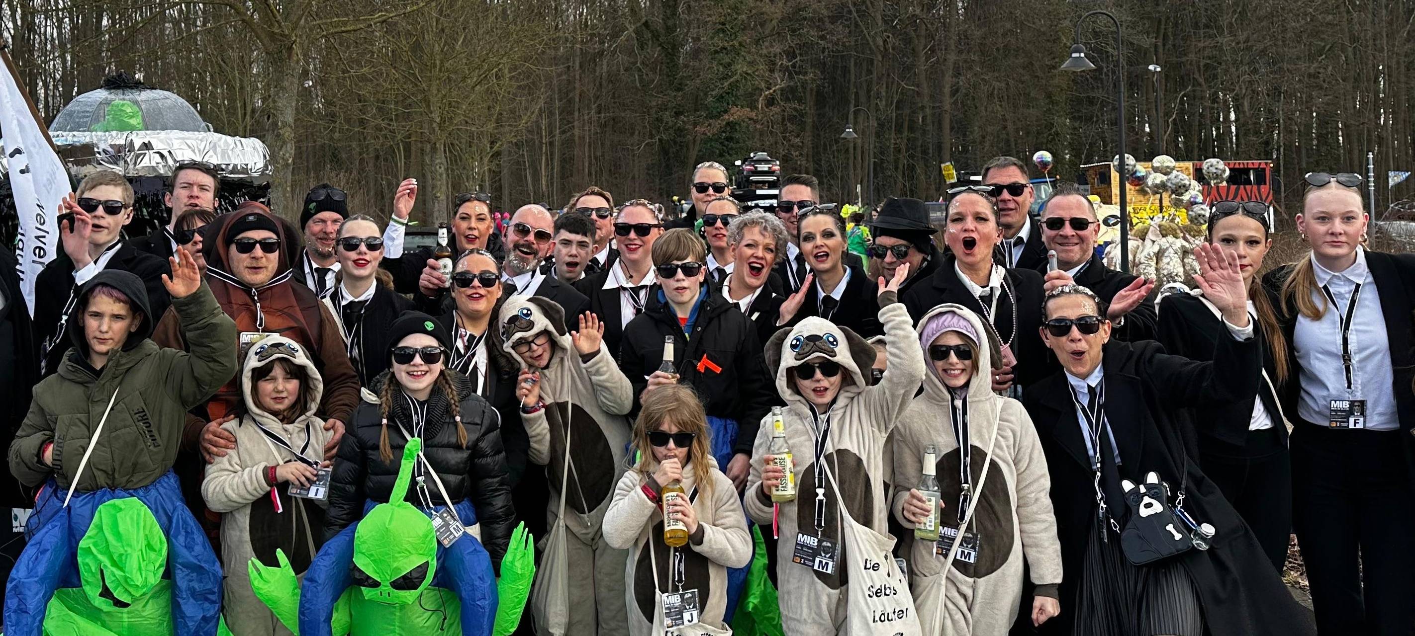 Rathaussturm in Geseke und Umzug in Welver