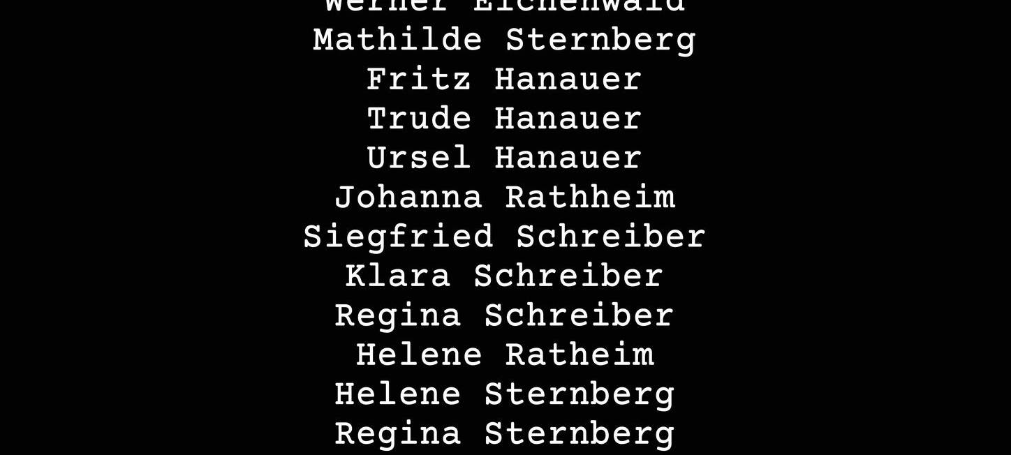 Gedenkaktion erinnert an deportierte jüdische Mitbürger