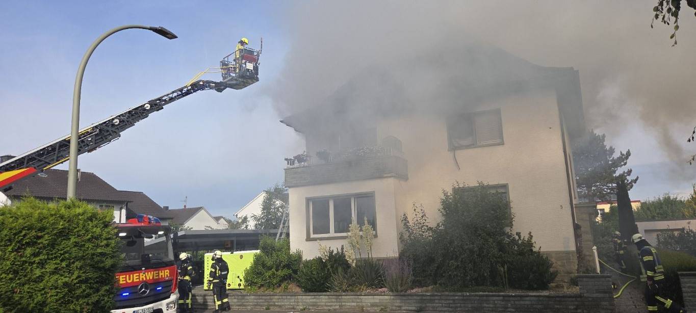 Dramatischer Brand in Welver
