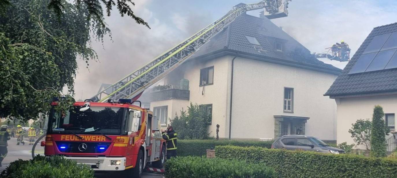 Dramatischer Brand in Welver