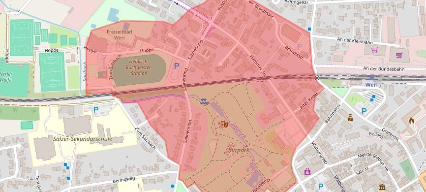 Blindgängerverdacht im Kurpark: Stadt Werl bereitet sich vor