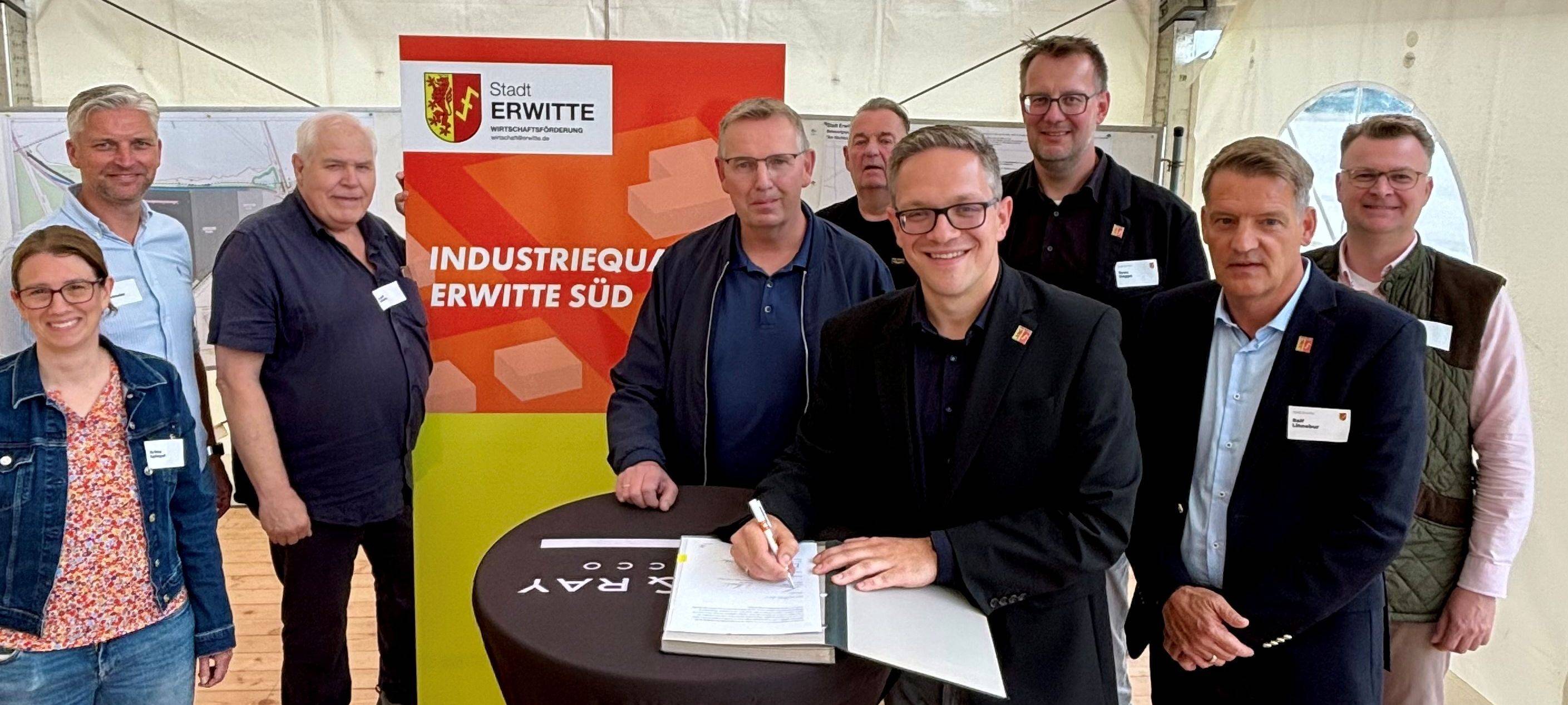 Industriequartier in Erwitte-Süd offiziell übergeben