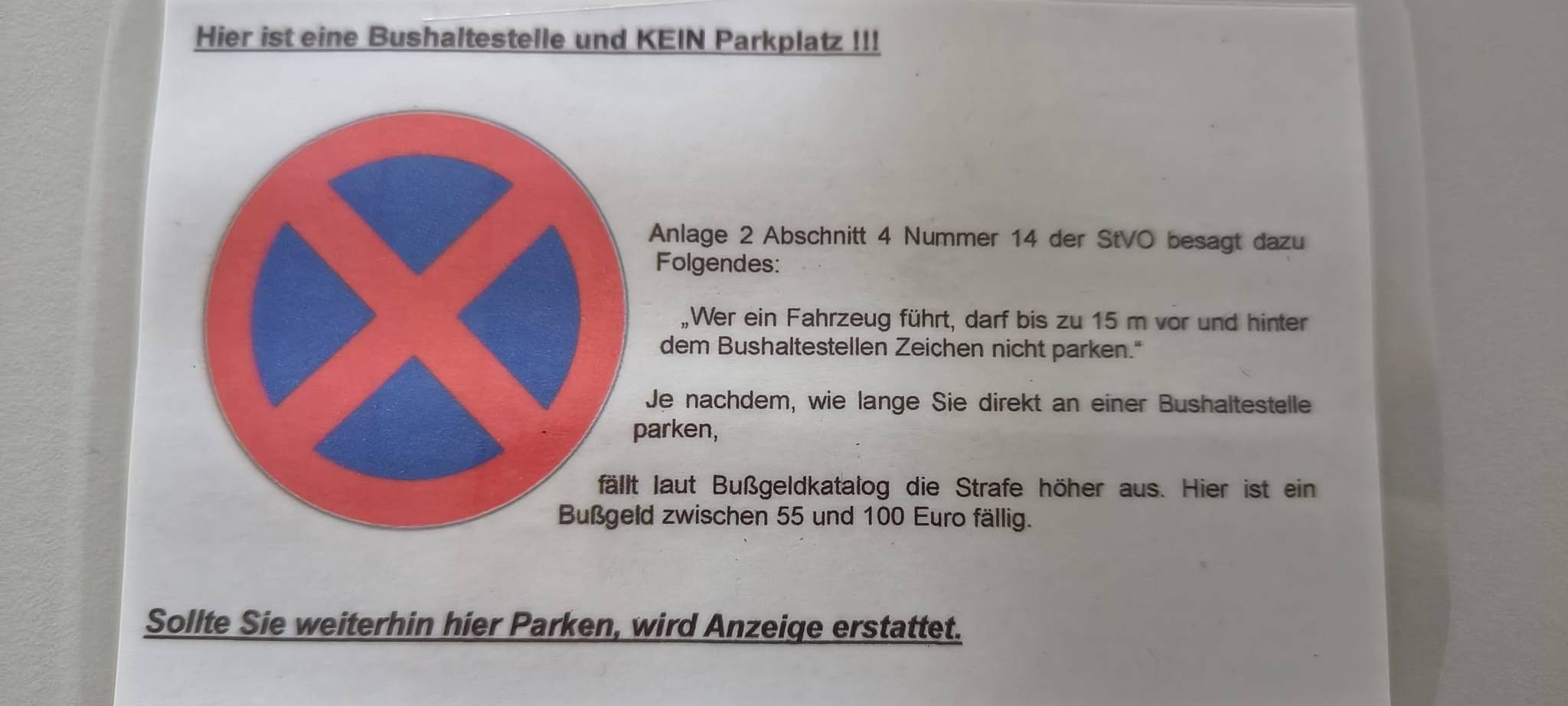 Hobby-Sheriff verteilt "Knöllchen" in Ense