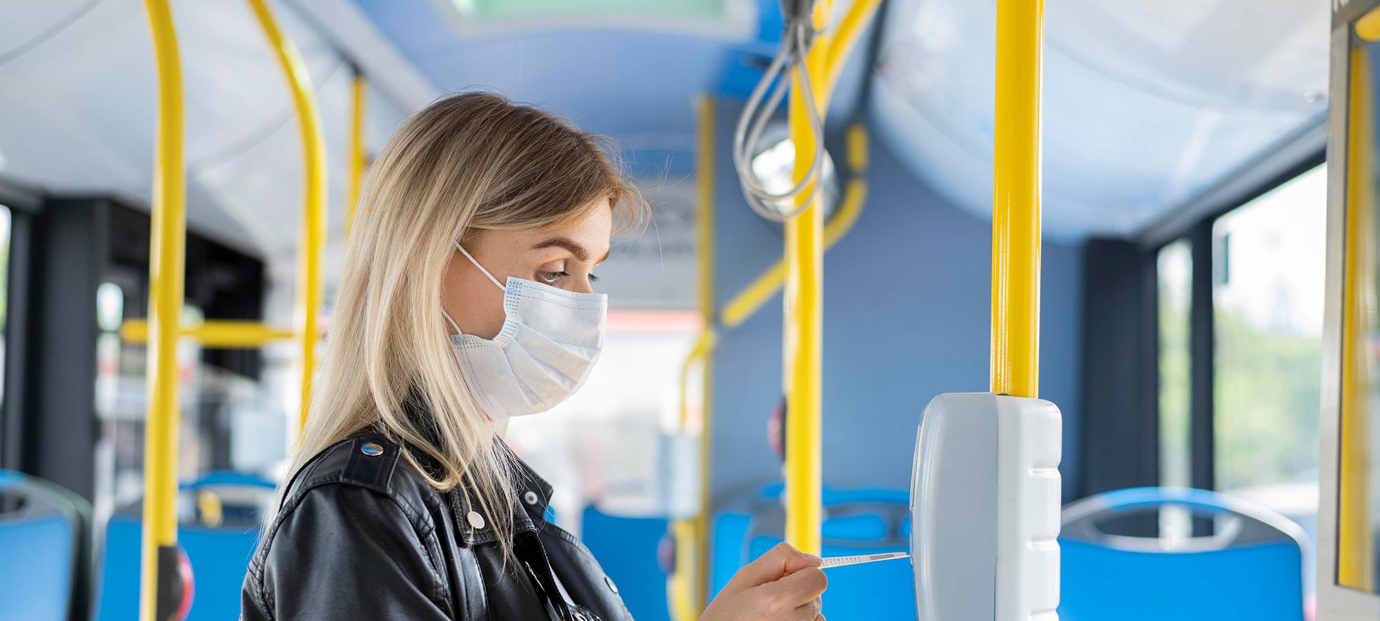 Symbolbild: Maskenpflicht im Bus