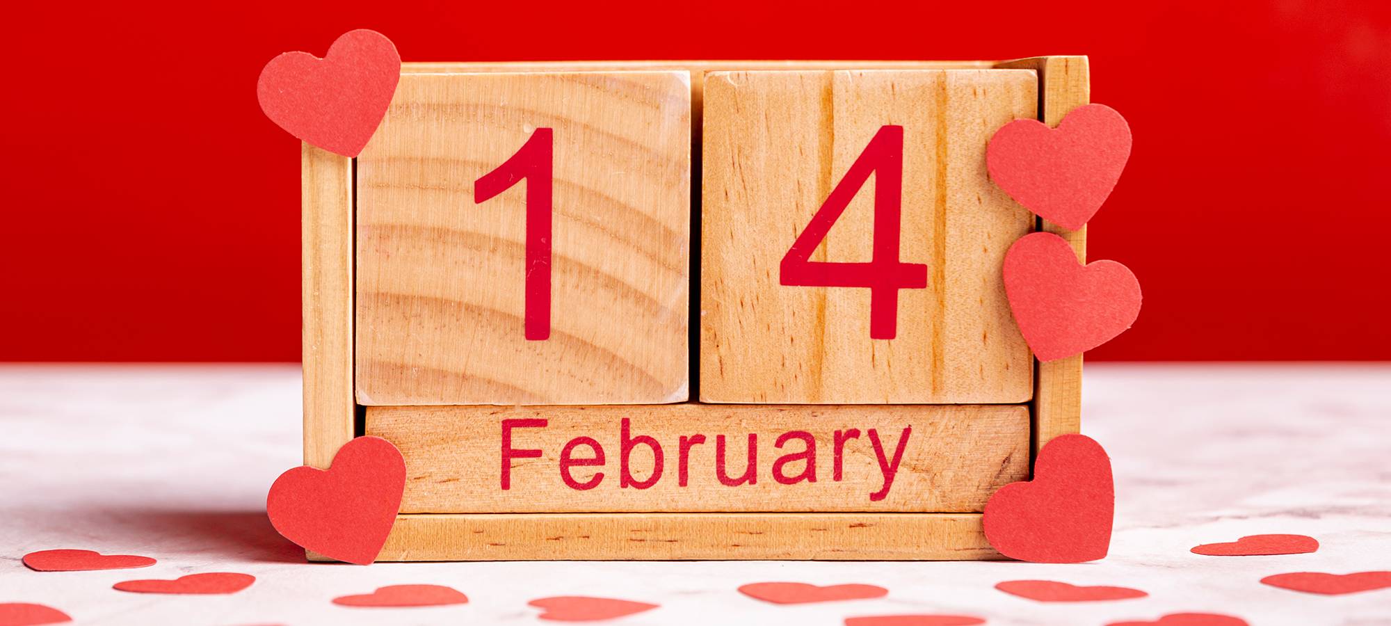 Am 14. Februar ist Valentinstag.