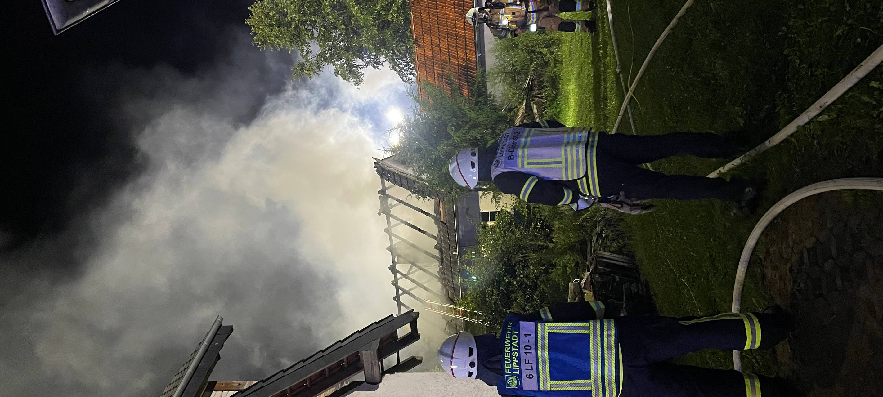 Brandstiftung in Eickelborner Wohngebiet?