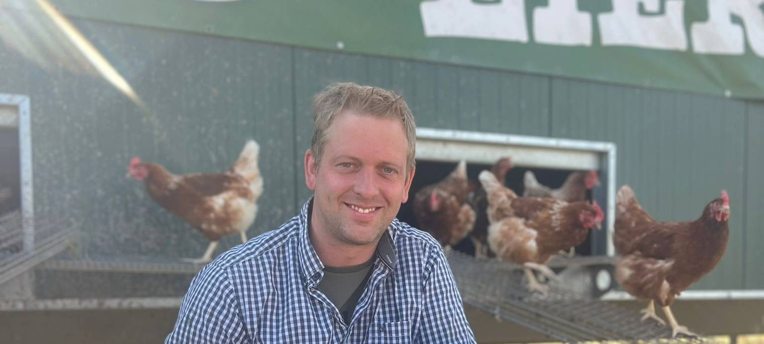 Hühner auf Achse: Eier aus dem Hühnermobil