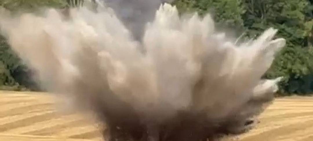 Explosiver Fund: Weltkriegsgranate in Ense gesprengt