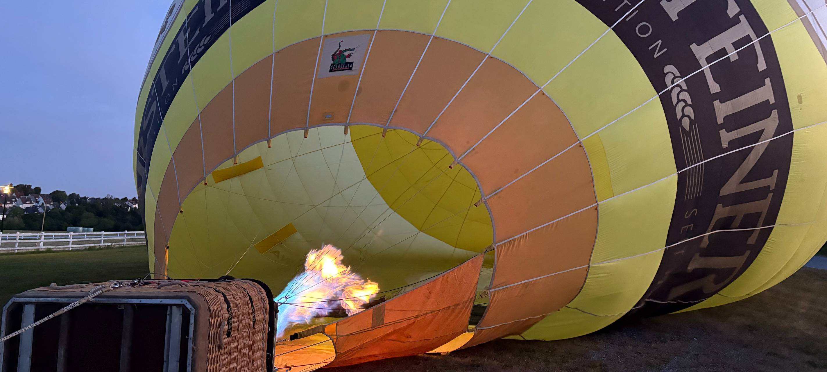 Eine Fahrt mit dem Heißluftballon über den Kreis Soest
