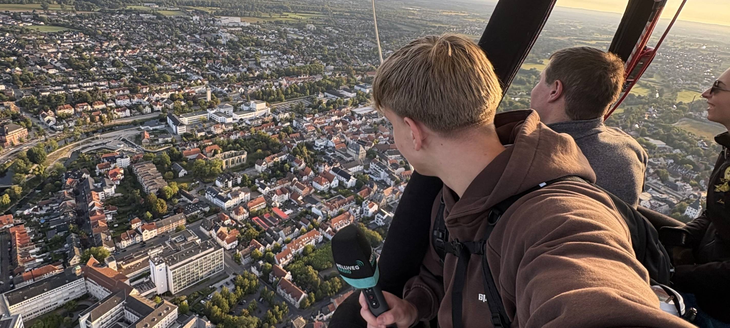 Eine Fahrt mit dem Heißluftballon über den Kreis Soest