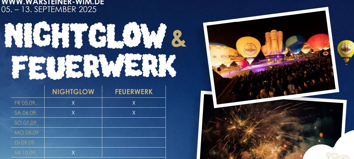 Warsteiner Internationale Montgolfiade 2025: Alle Infos