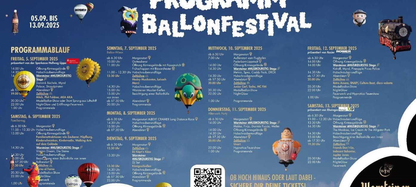 Warsteiner Internationale Montgolfiade 2025: Alle Infos