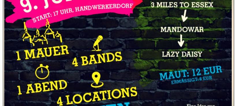 Musik Festival rund um die Stadtmauer in Rüthen