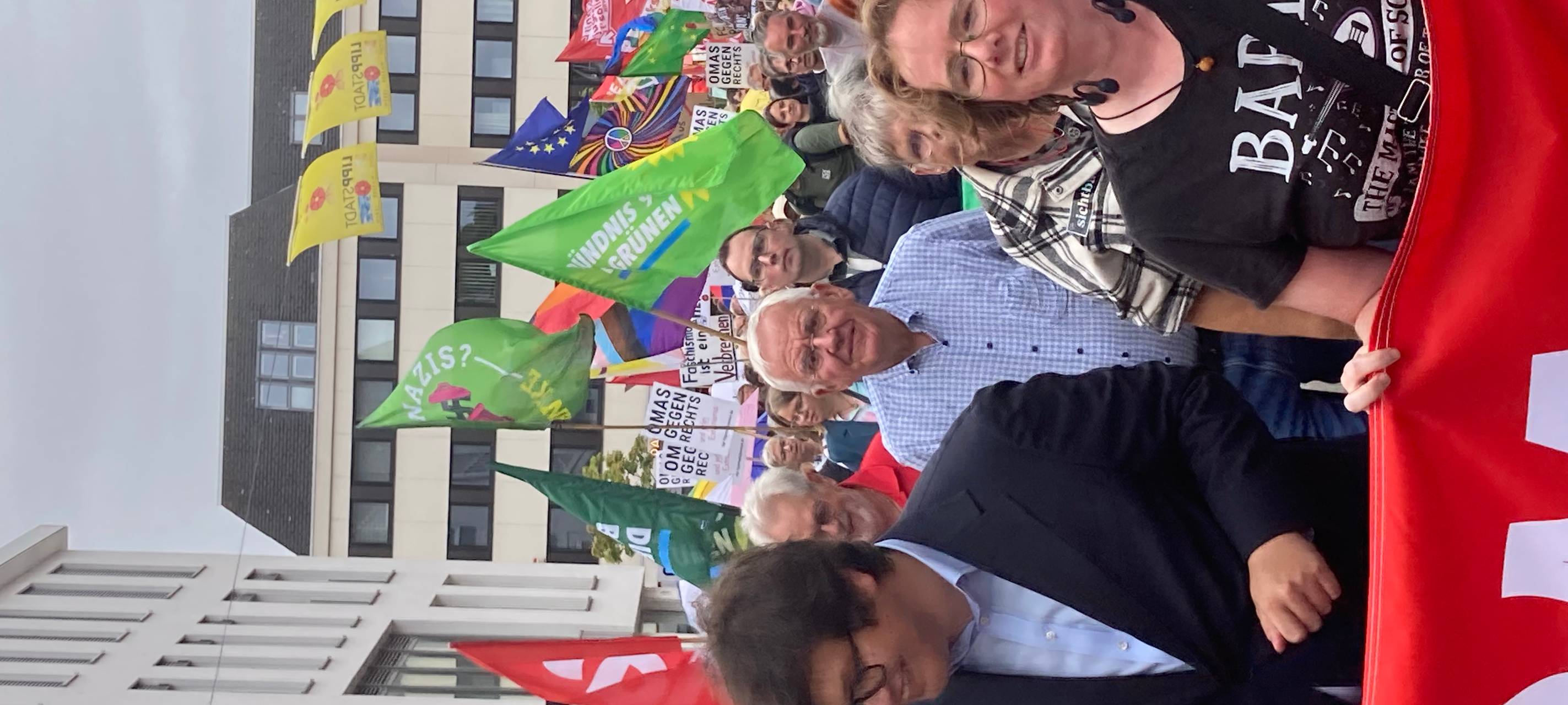 AfD-Kundgebung und Gegenprotest in Lippstadt