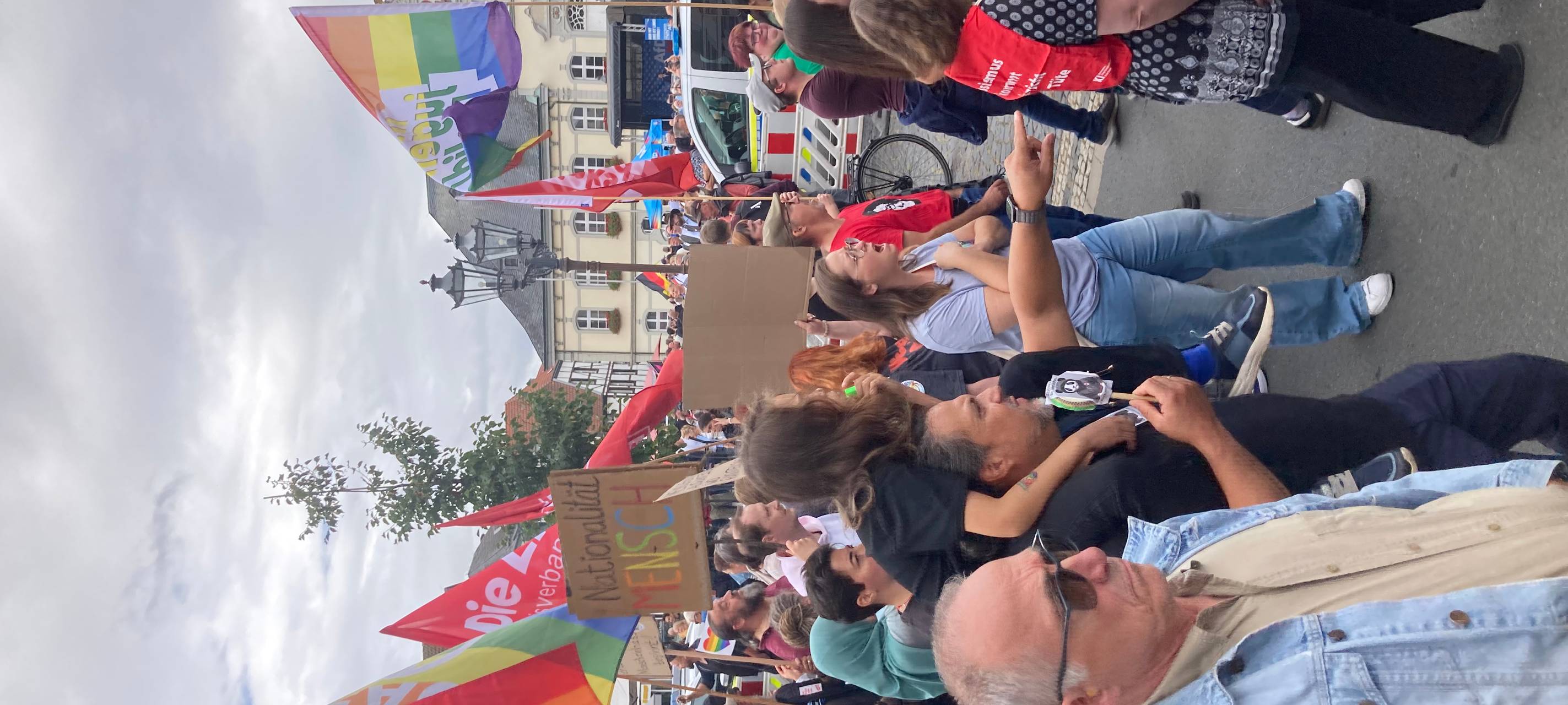 AfD-Kundgebung und Gegenprotest in Lippstadt