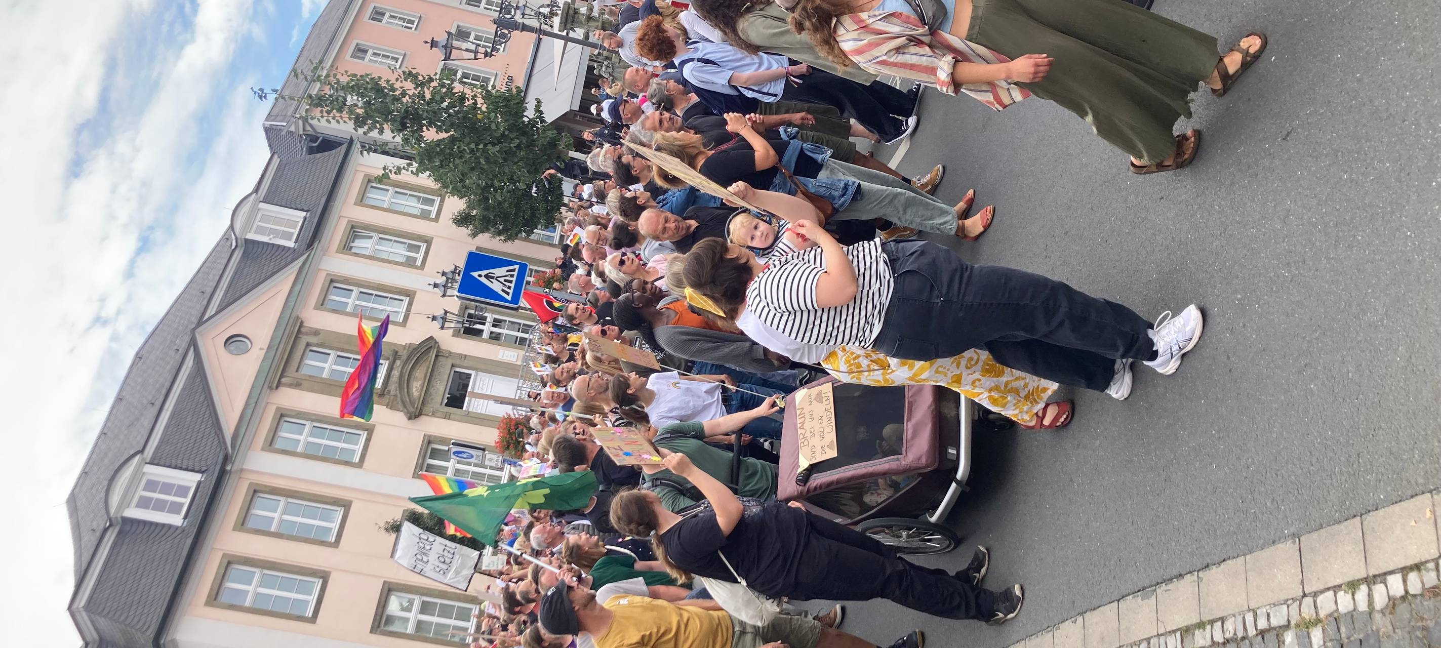AfD-Kundgebung und Gegenprotest in Lippstadt