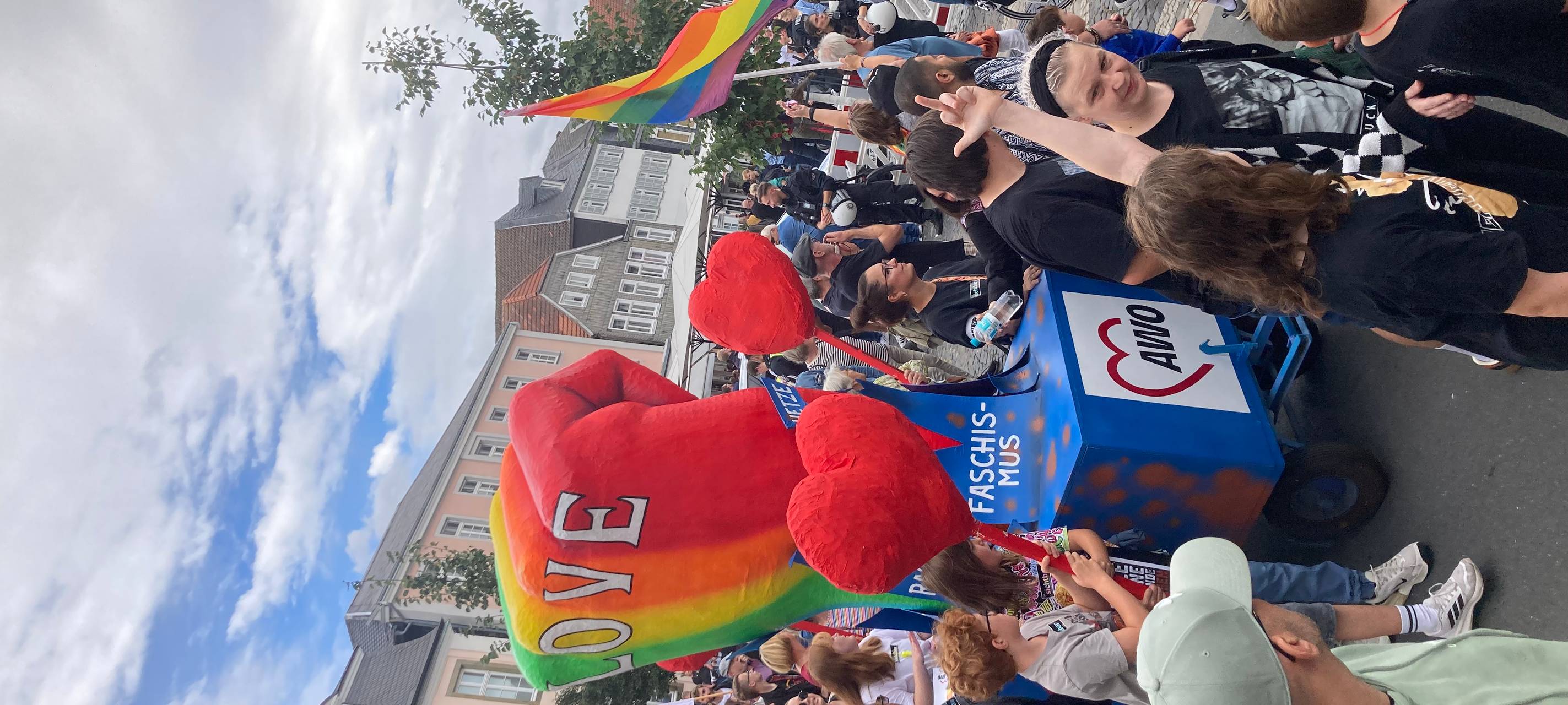 AfD-Kundgebung und Gegenprotest in Lippstadt