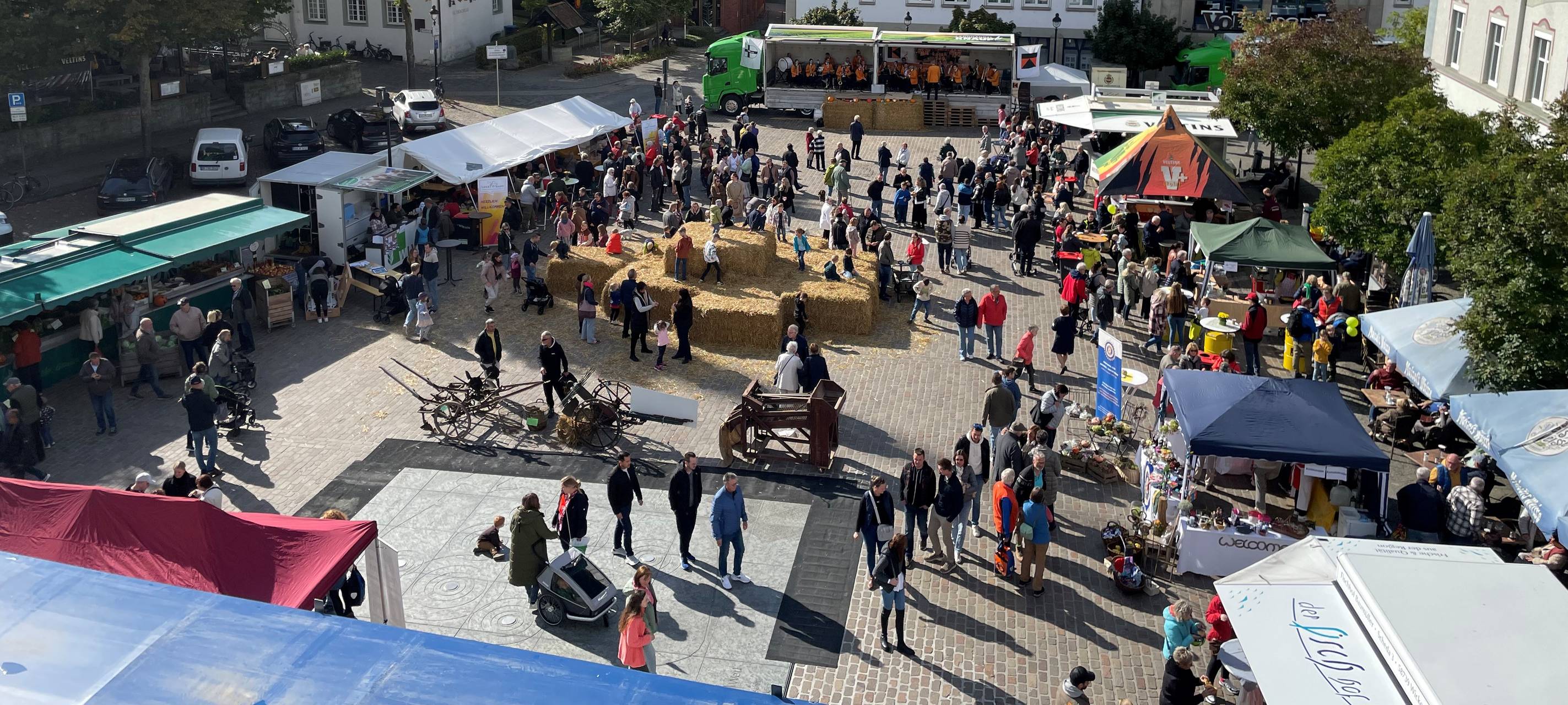 Bauernmarkt in Werl im Oktober