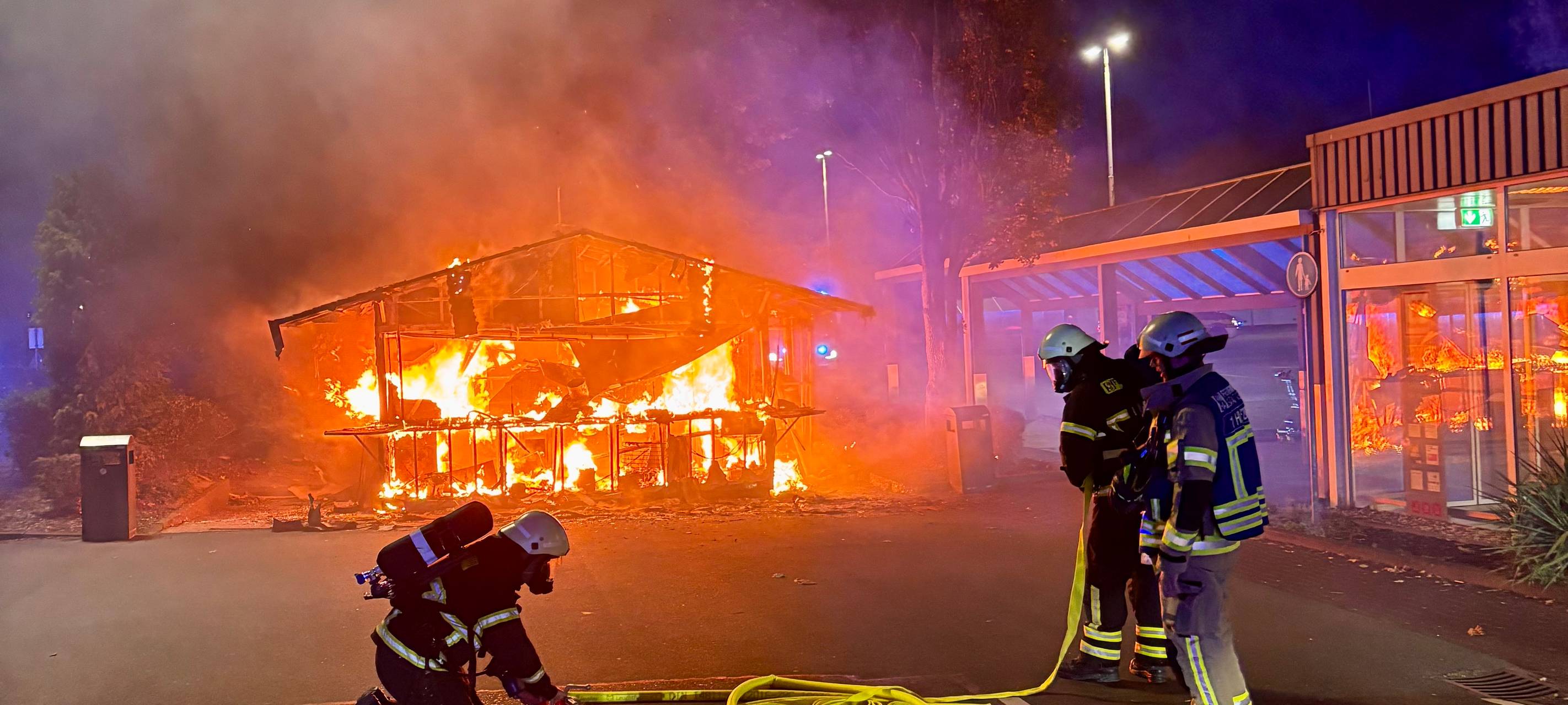Imbissstand in Soest vollständig abgebrannt