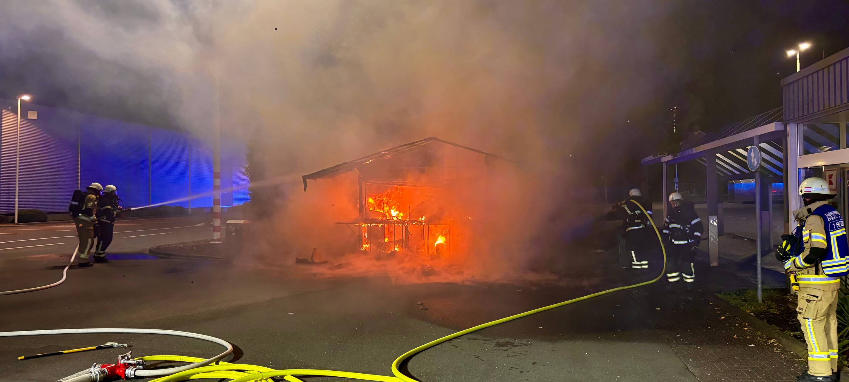 Imbissstand in Soest vollständig abgebrannt