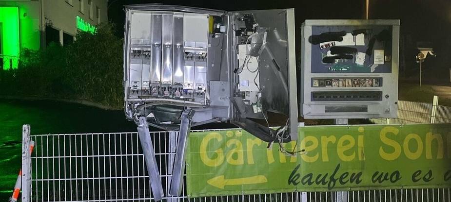 Erneut Zigarettenautomatensprengung in Lippstadt