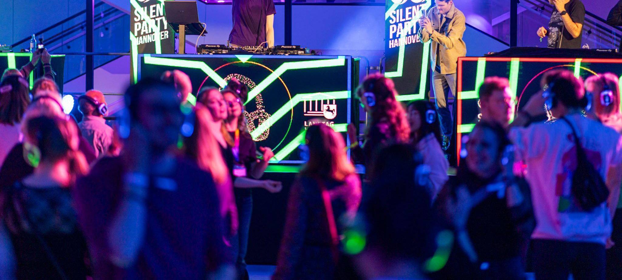 Silent Party im Niedersächsischen Landtag