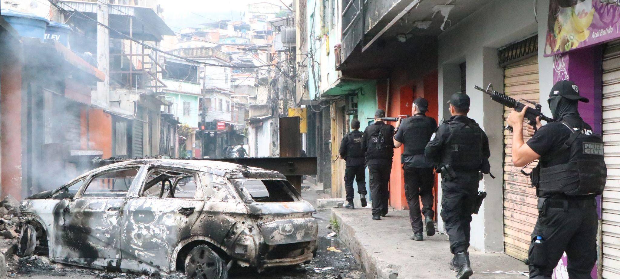 Polizeieinsatz in Favelas in Rio de Janeiro