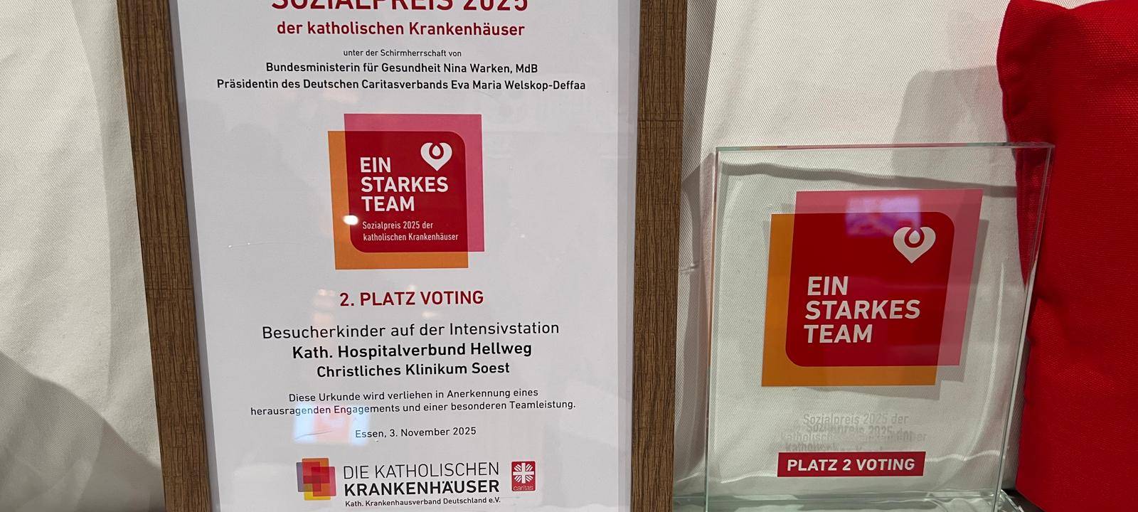 Soest: Klinik gewinnt Preis für Kinderprojekt