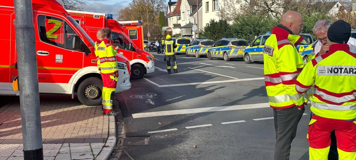 Großeinsatz am LWL-Berufsbildungswerk Soest