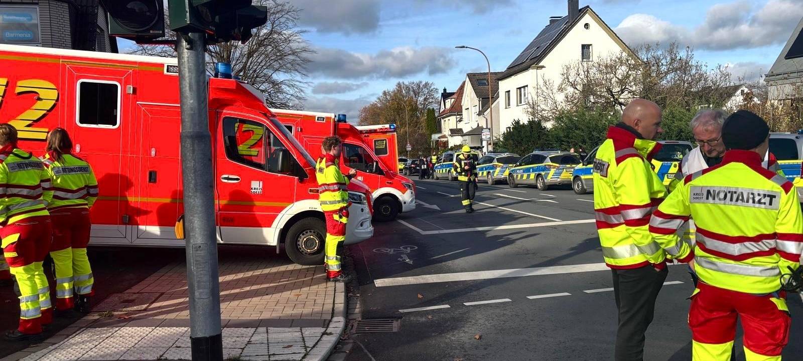 Großeinsatz am LWL-Berufsbildungswerk Soest