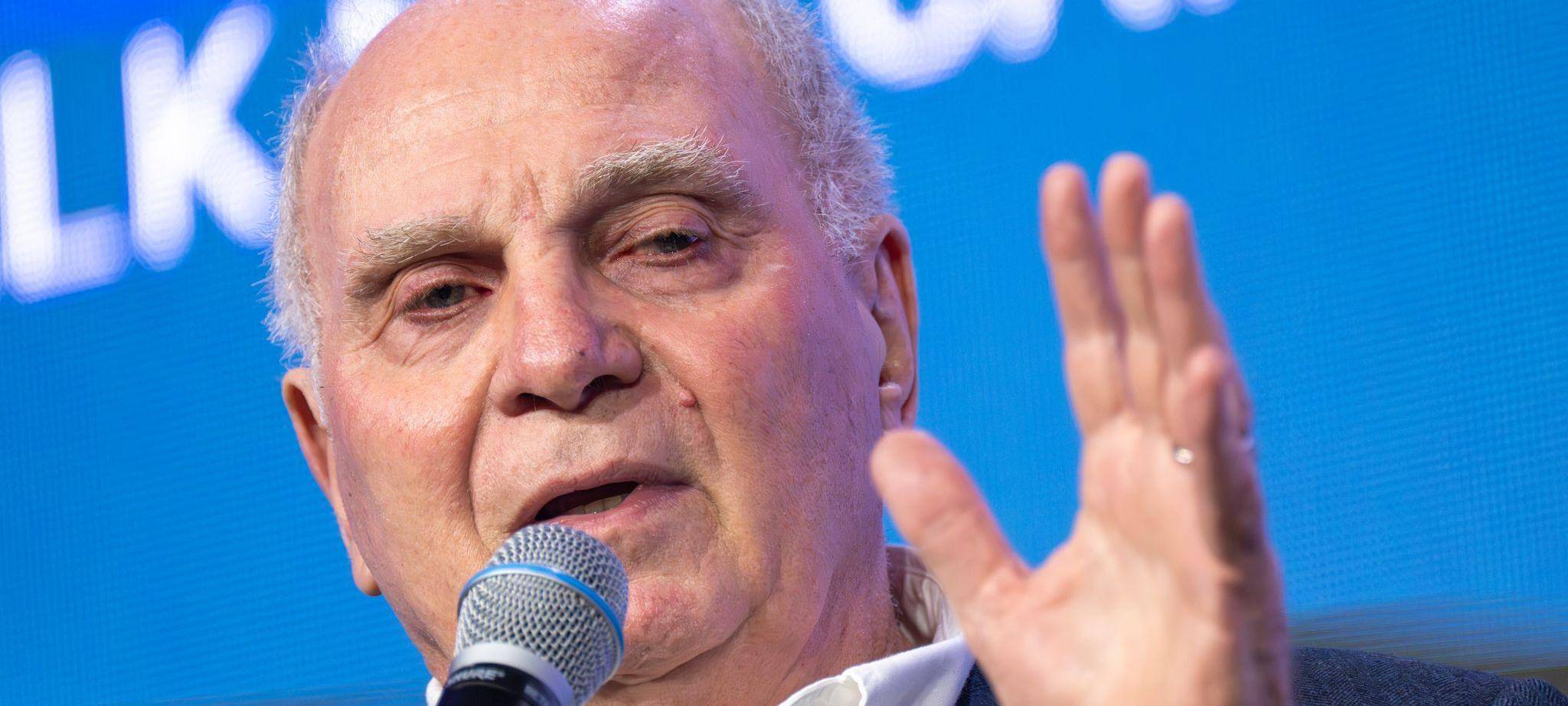 Uli Hoeneß spricht auf Kongress „Sport Marke Medien“