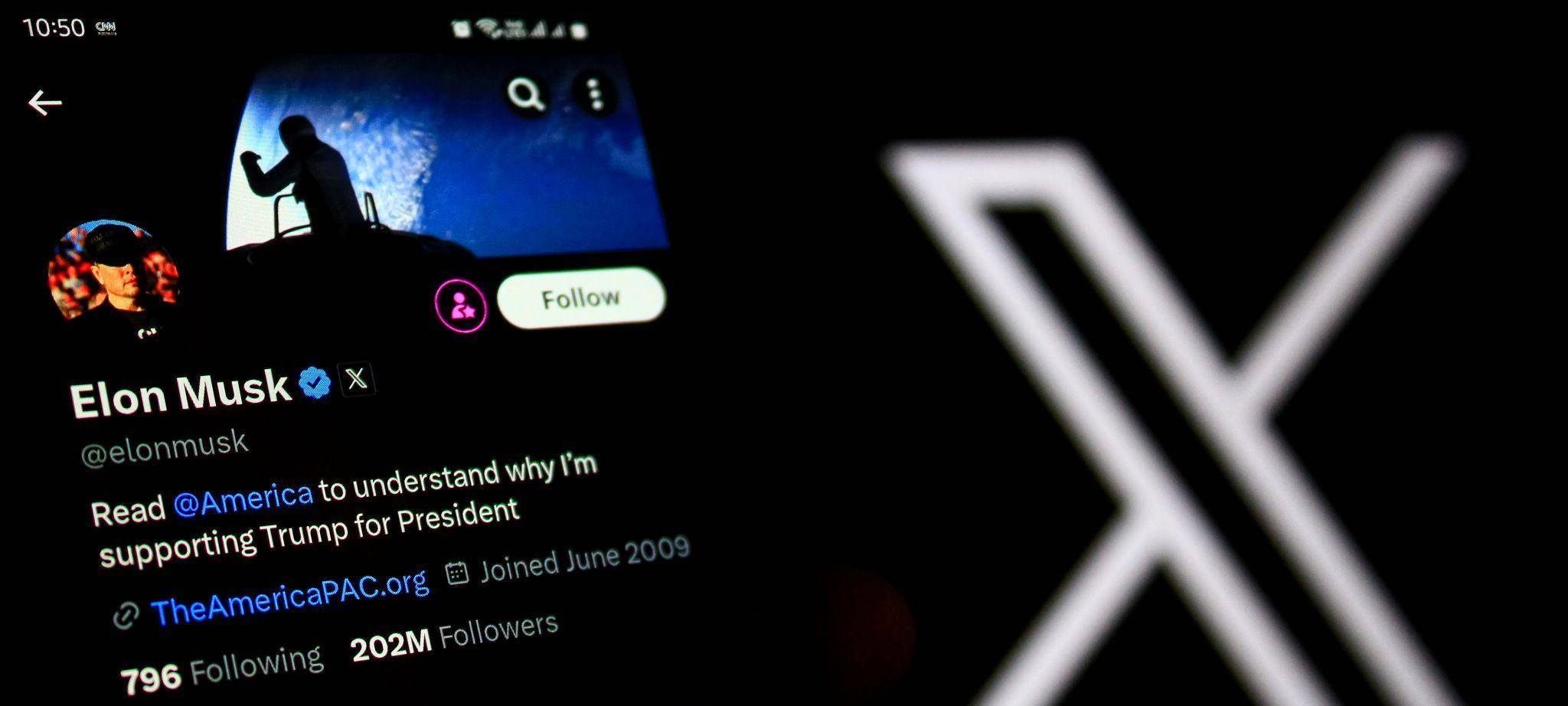 Elon Musks Online-Plattform X