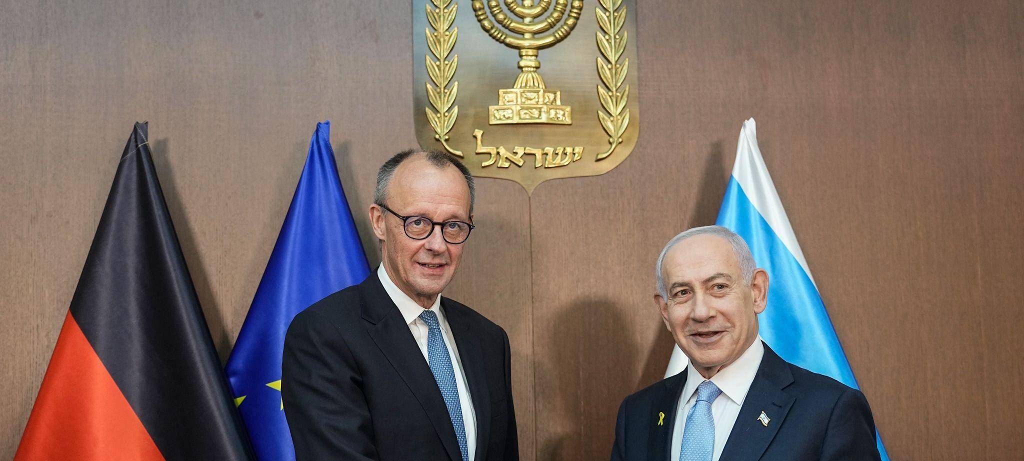 Kanzler Merz in Israel