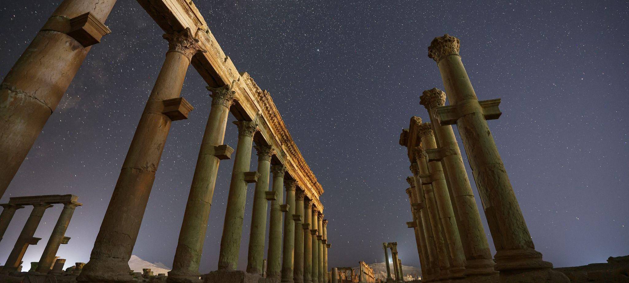 Ruinen der syrischen Stadt Palmyra