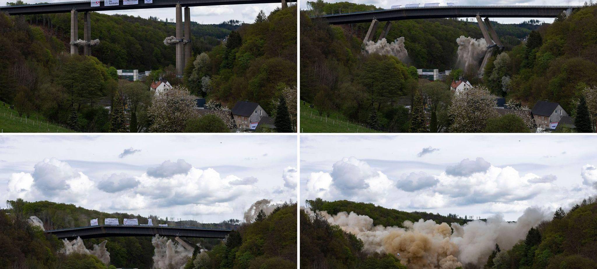 A45-Talbrücke Rahmede wird gesprengt