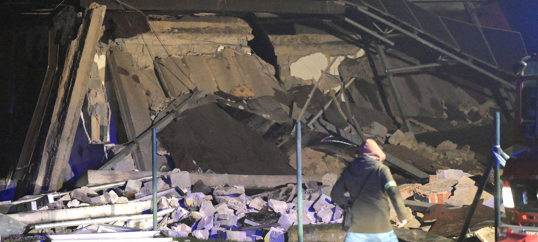 Einsturz eines Daches auf Firmengelände im Osten der Slowakei