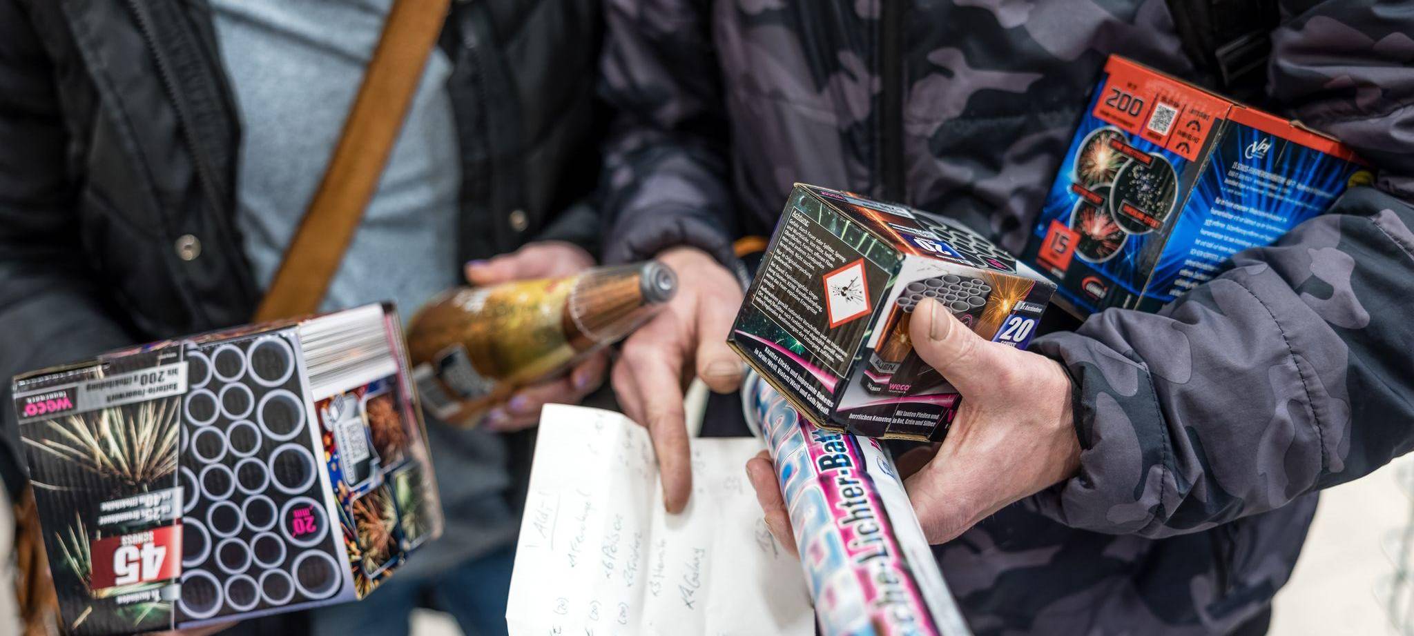 Silvester-Feuerwerksverkauf