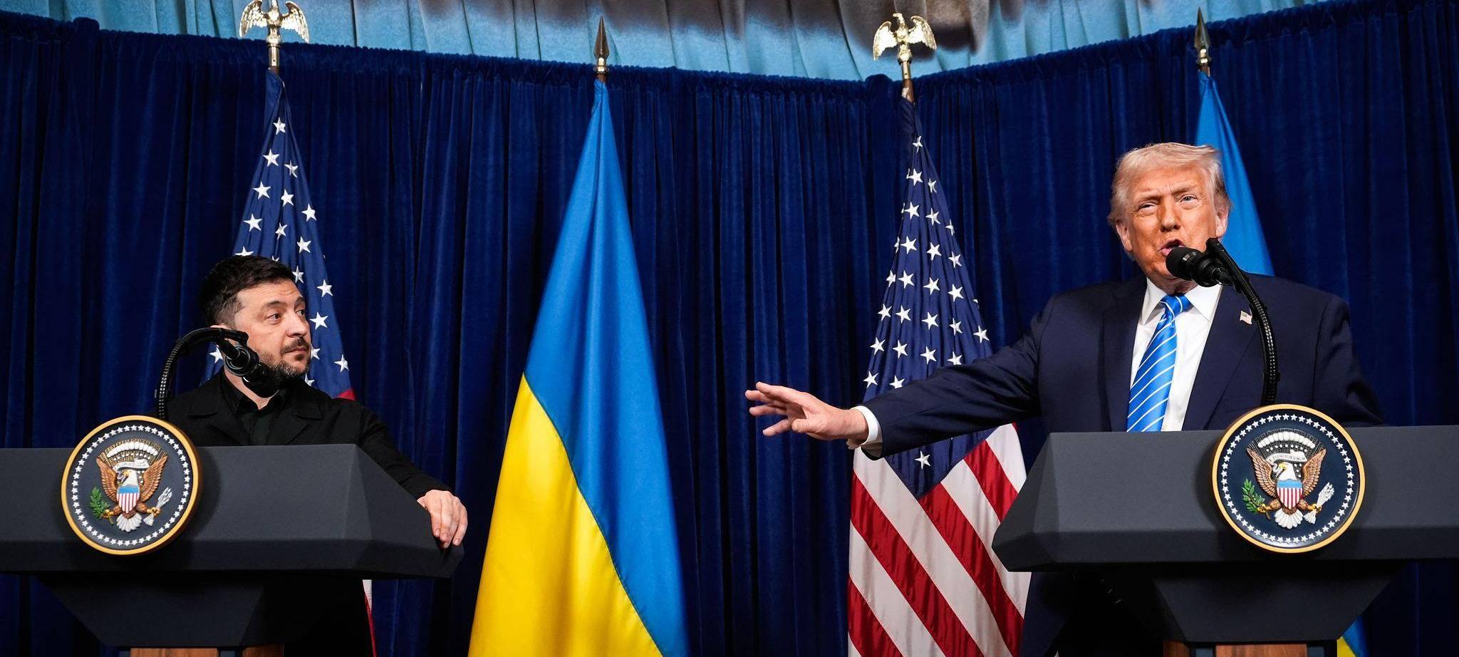 US-Präsident Trump empfängt Präsident Selenskyj in Florida