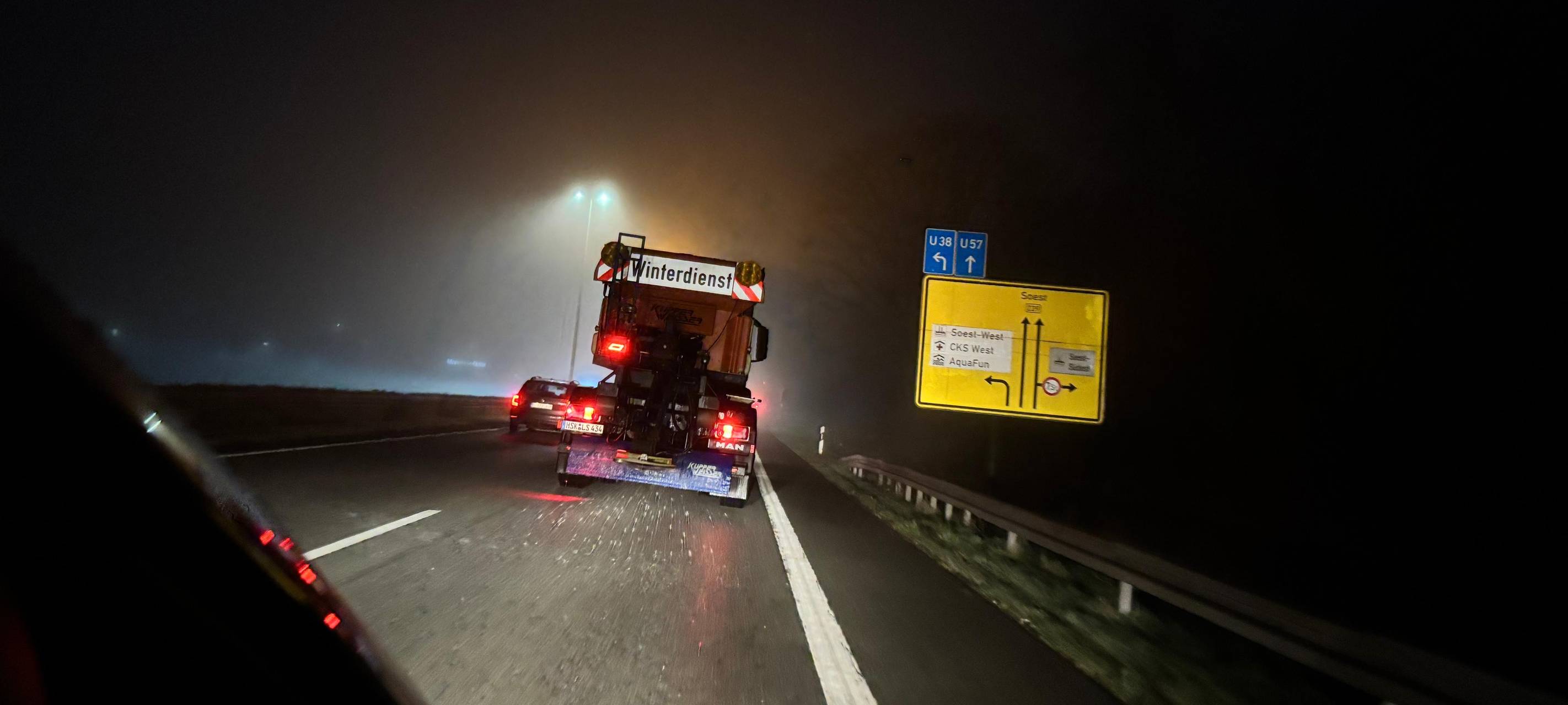 Glatte Straßen im Kreis Soest: Bitte seid vorsichtig!