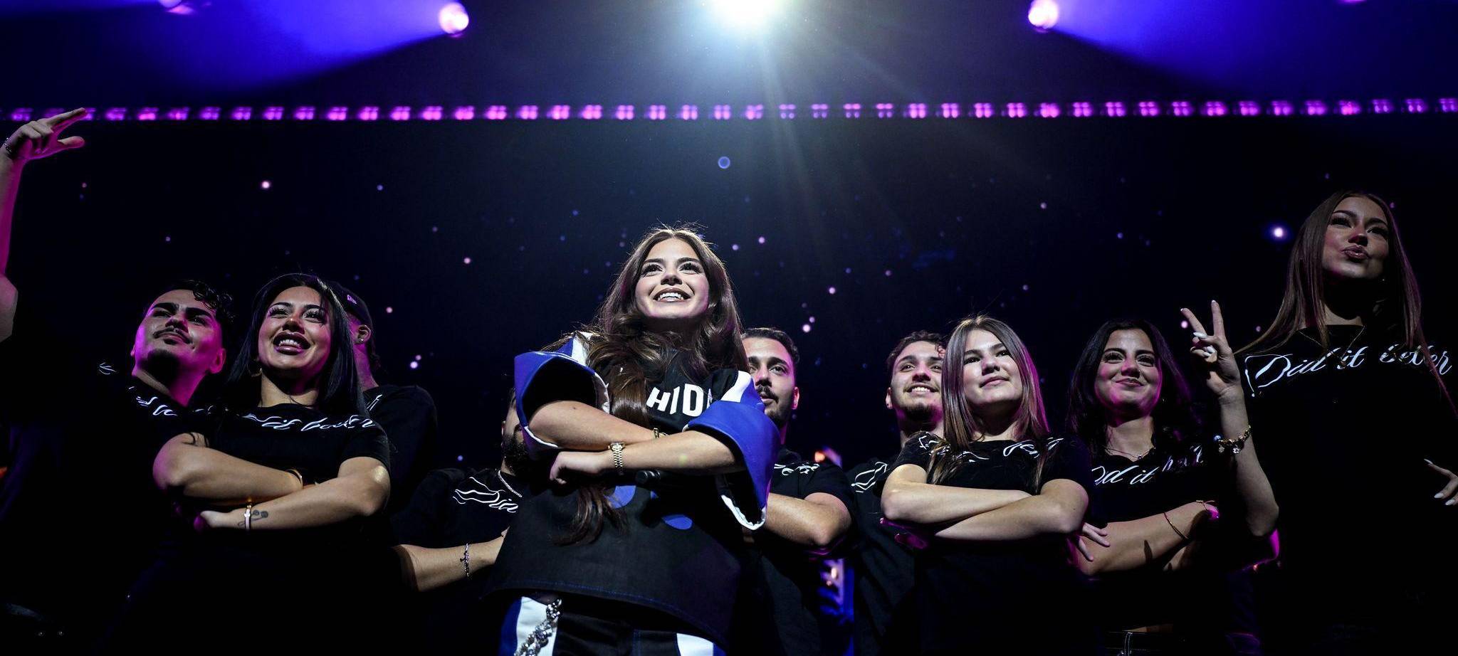 Konzert der Rapperin Zah1de