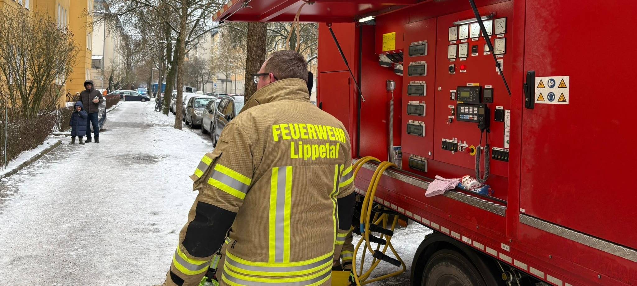 Feuerwehr aus Lippetal hilft bei Stromausfall in Berlin