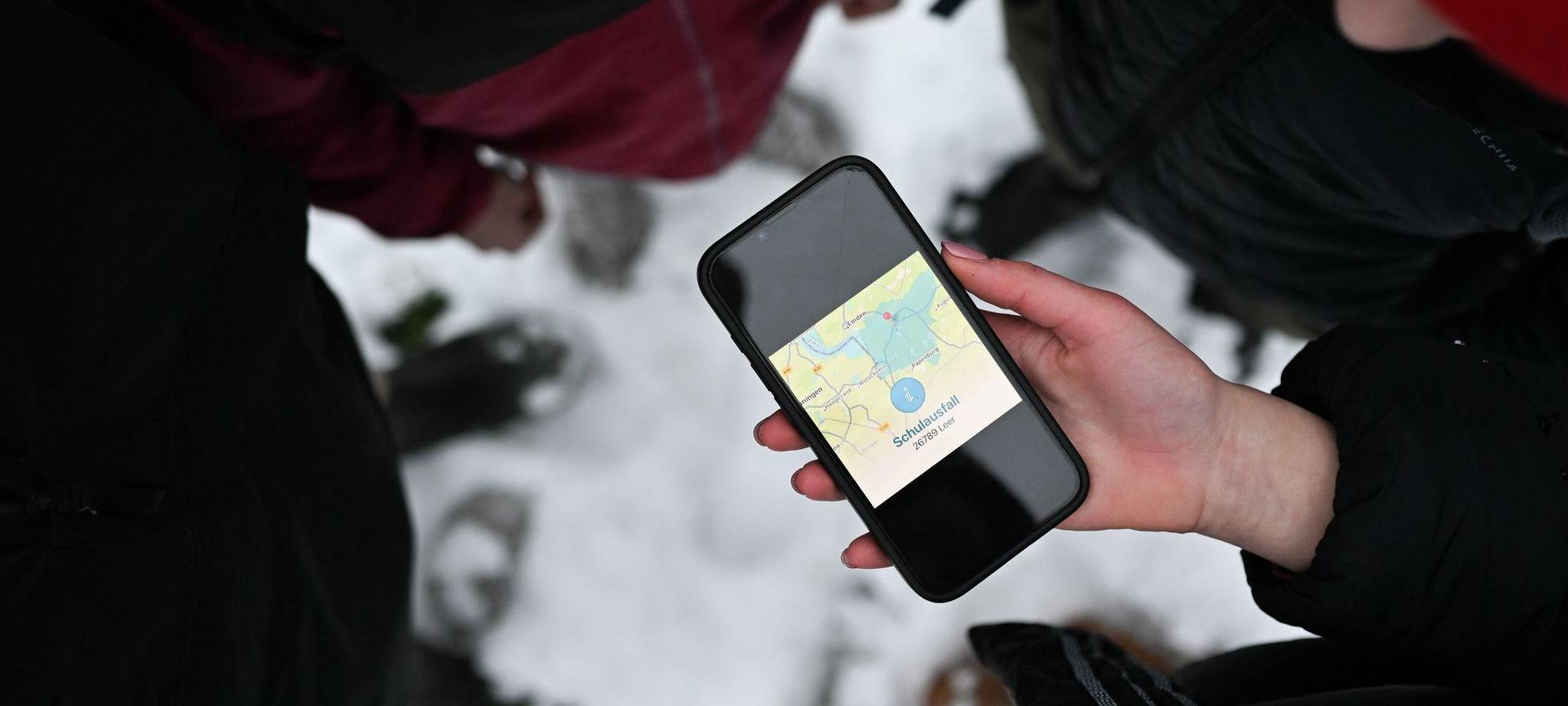 Winterwetter - Schulausfall in Leer