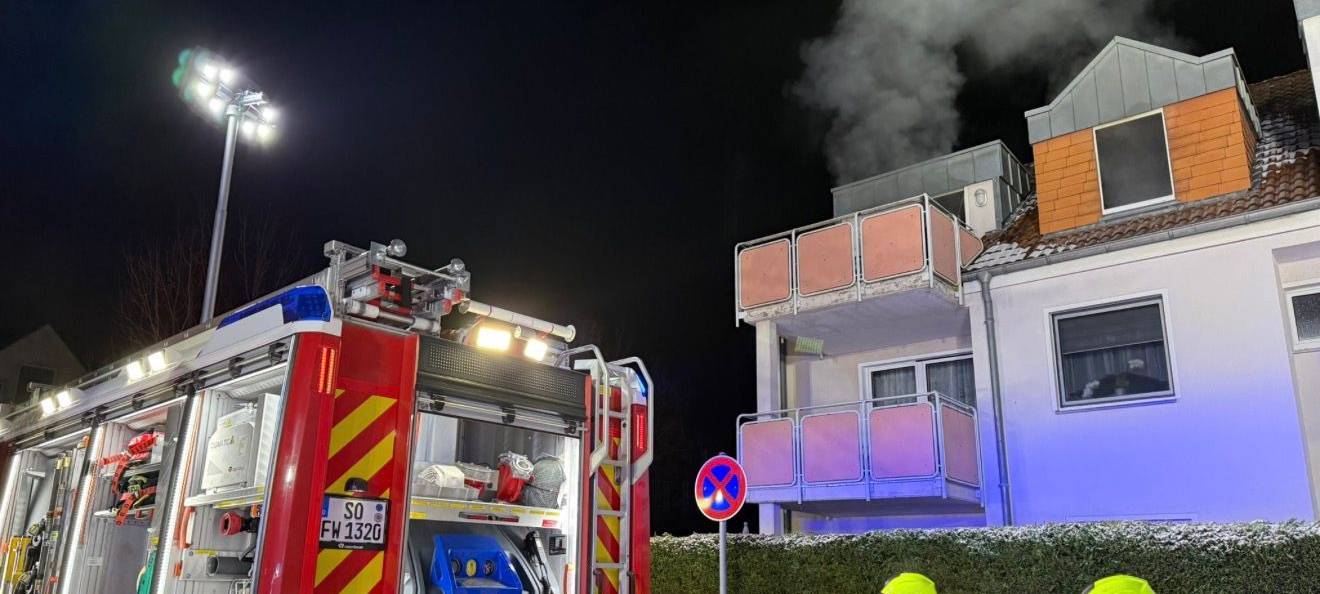 Wohnungsbrand in Werl: Mann schwer verletzt