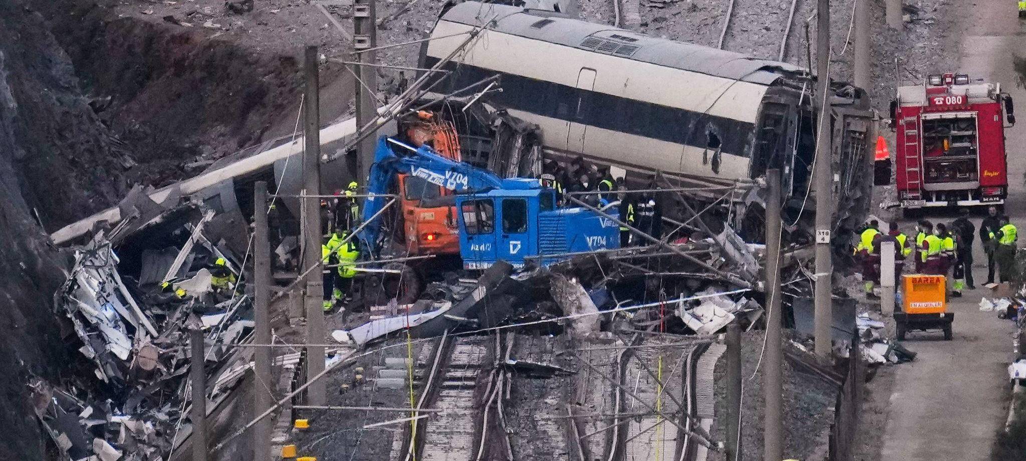 Nach dem Zugunglück in Spanien