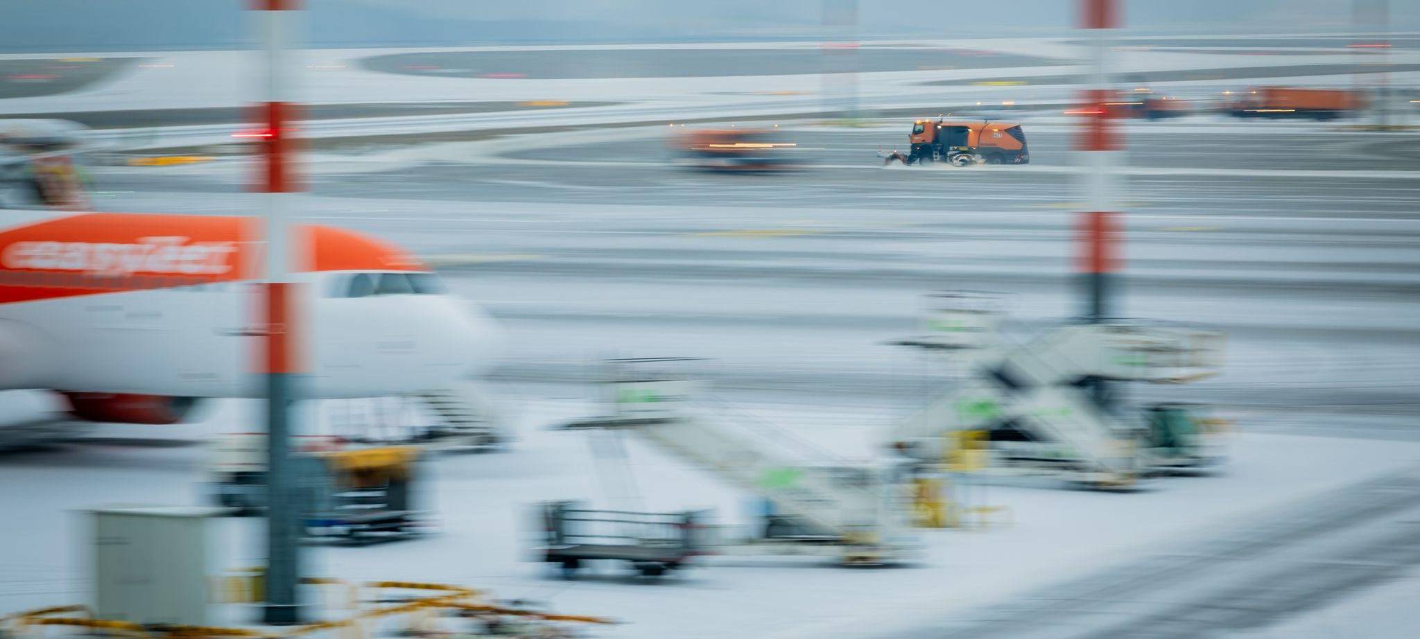 Winterwetter - Flughafen Berlin/Brandenburg