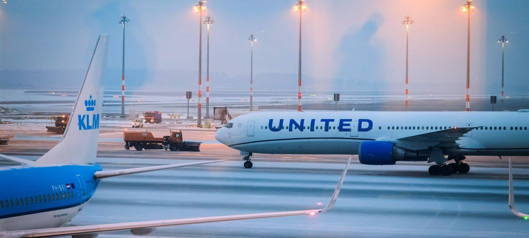 Winterwetter - Flughafen Berlin/Brandenburg