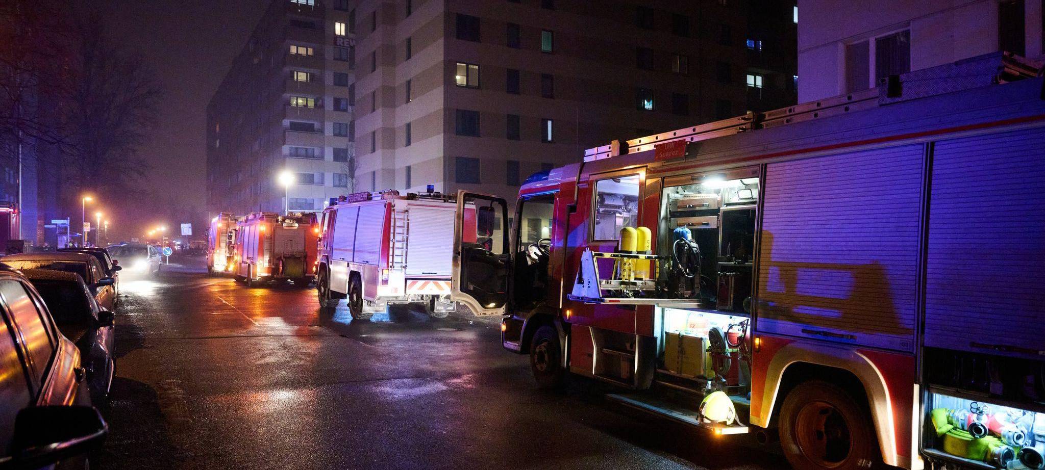 Hochhausbrand in Berlin