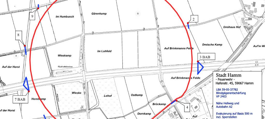 A2 gesperrt: Bombenfund an Grenze zum Kreis Soest