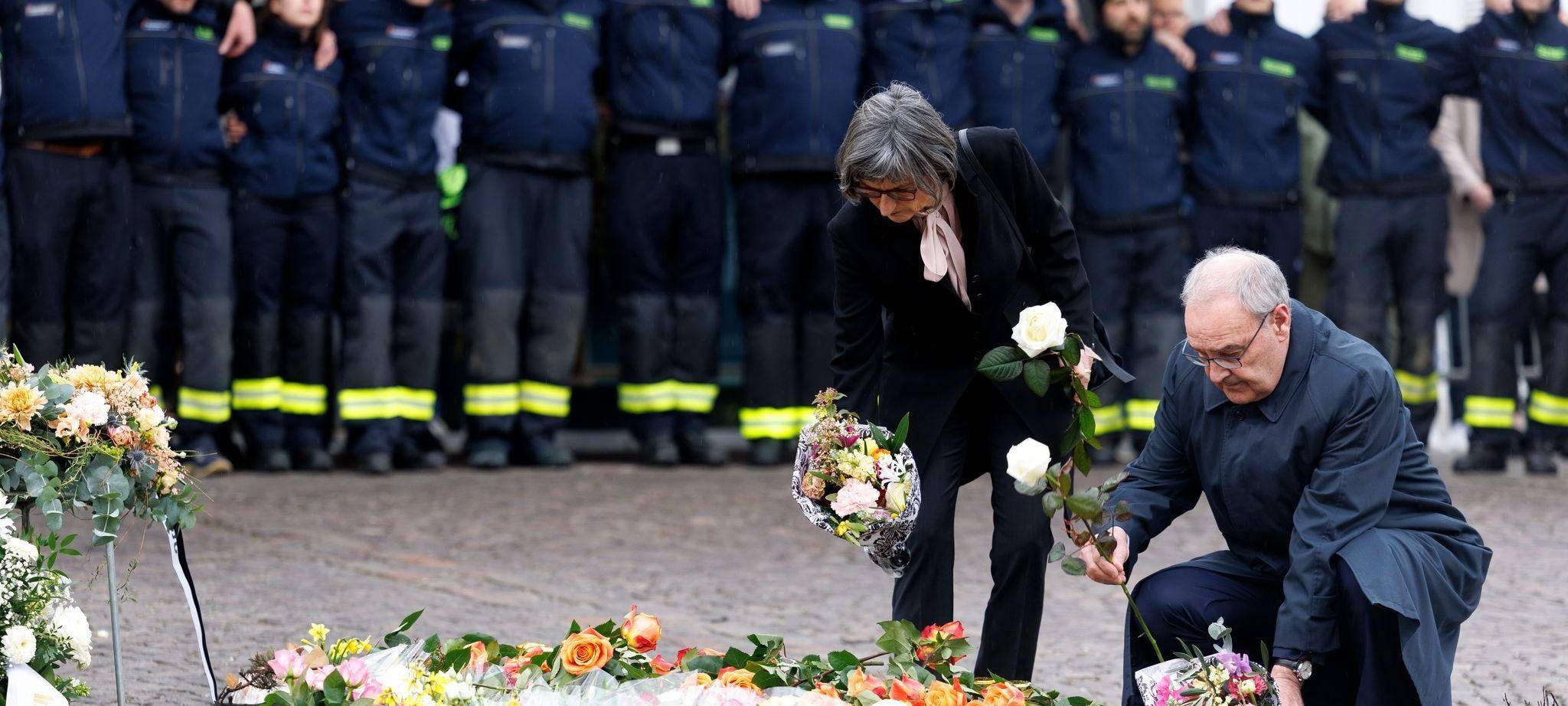 Trauer nach Busbrand in der Schweiz